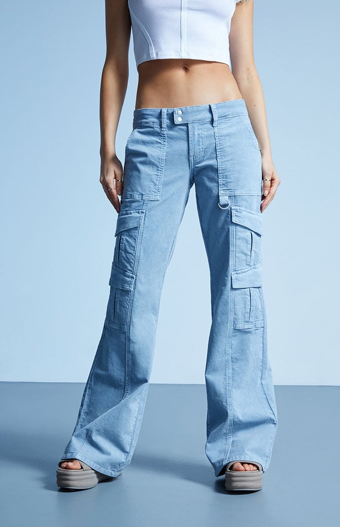 Pacsun Low Rise Cargo Flare Pants | PacSun