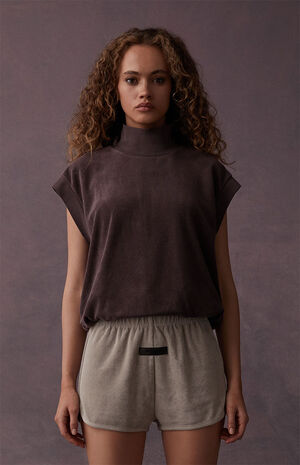 Women's Seal Terry Cloth Beach Shorts image number 2