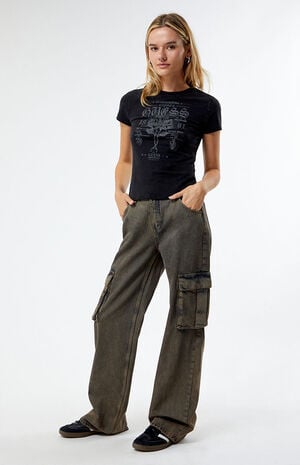 Brown Kit Cargo Jeans image number 1