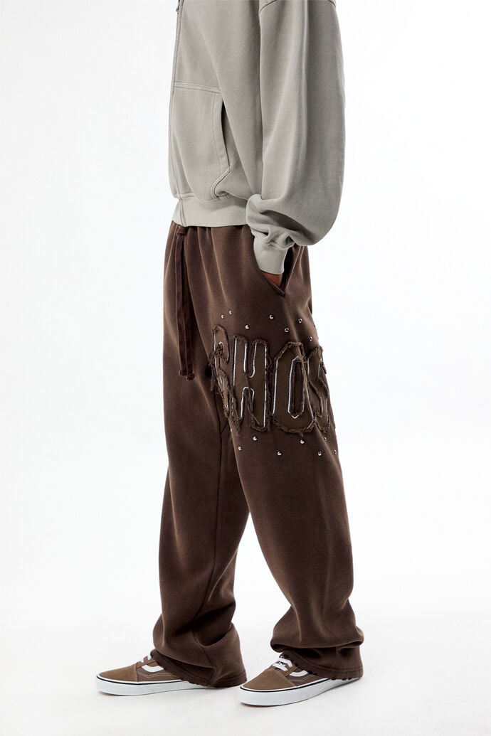 Pacsun Ghost Applique Baggy Sweatpants