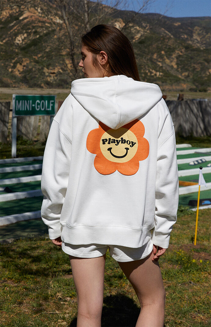 Oversized hoodie top playboy
