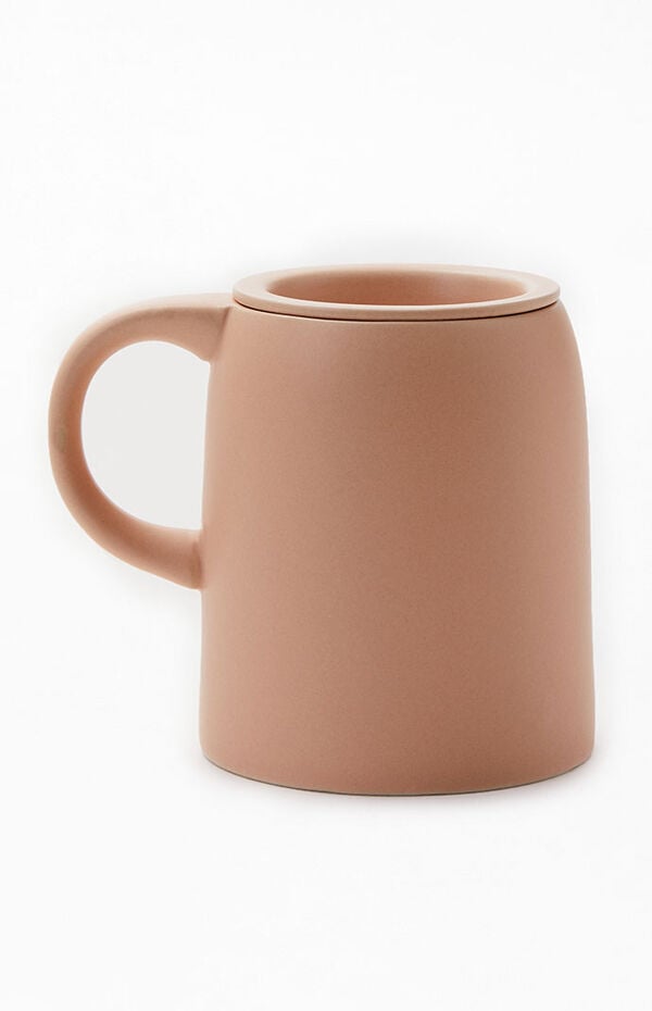 Rust 2-in-1 Ceramic Tea Infuser Mug