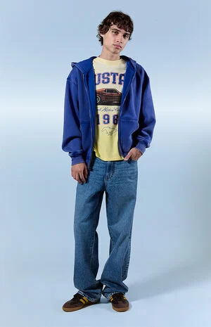 Dylan Baggy Jeans Medium Blue Wash image number 2