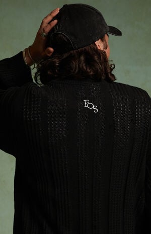 by Pacsun Tonal Stripe Long Sleeve Sweater image number 3