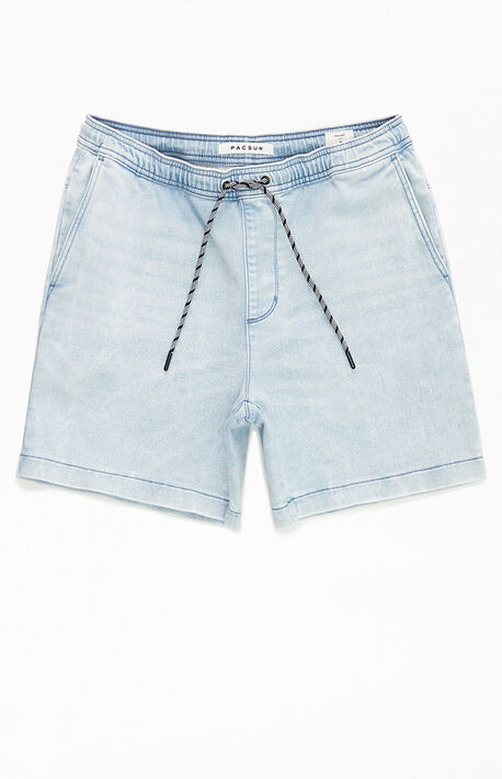 Charles Knit Denim Volley Shorts