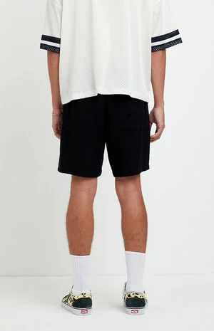 Black Linen Shorts image number 4