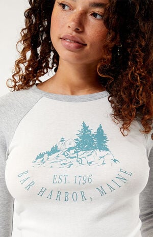 Bar Harbor Raglan Long Sleeve T-Shirt image number 2