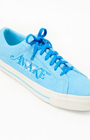 x Blue Converse One Star Pro OX Shoes image number 6