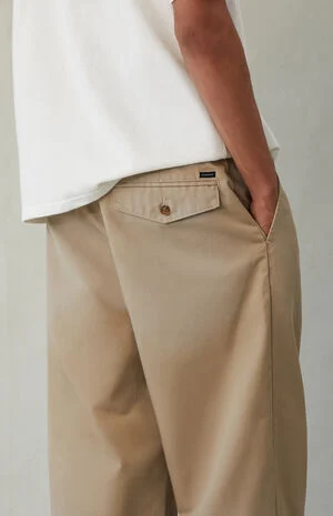 Chino Pants Baggy Khaki Pigment image number 4