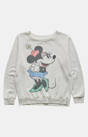 '90s Minnie Mouse Crew Neck Sweatshirt image number 1