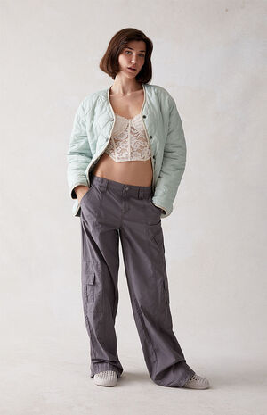 x PacSun Reversible Quilted Jacket image number 5