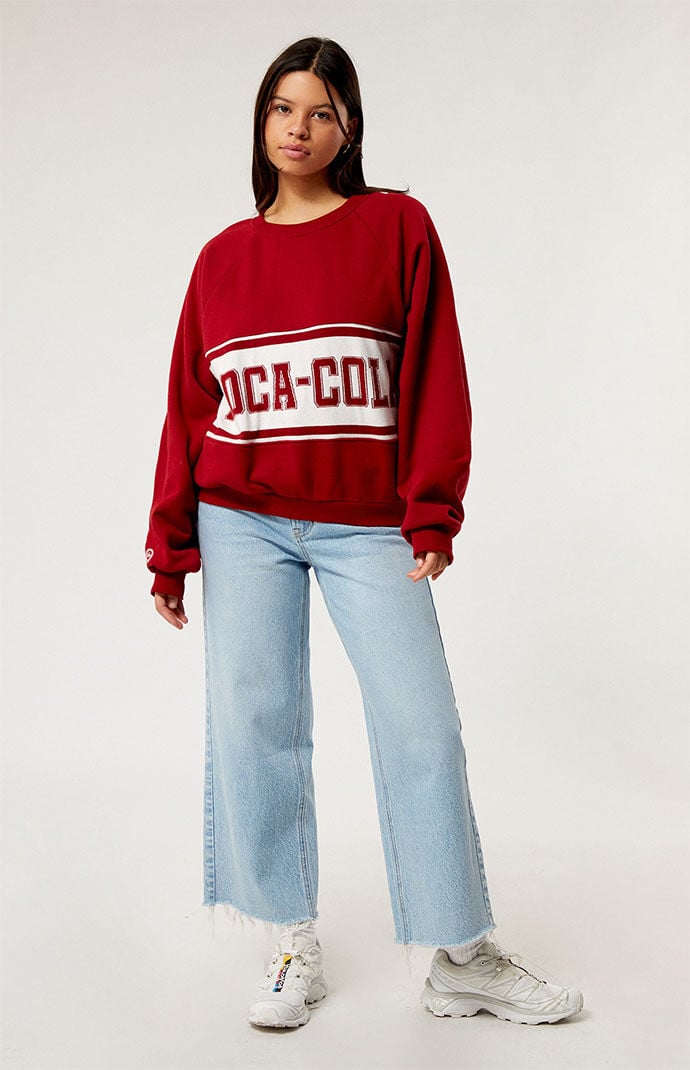 Pull and bear coca cola sweatshirt deals