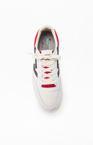 Red & White Leather Lowland CC Shoes image number 5