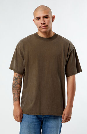 Premium Solid Oversized T-Shirt image number 2