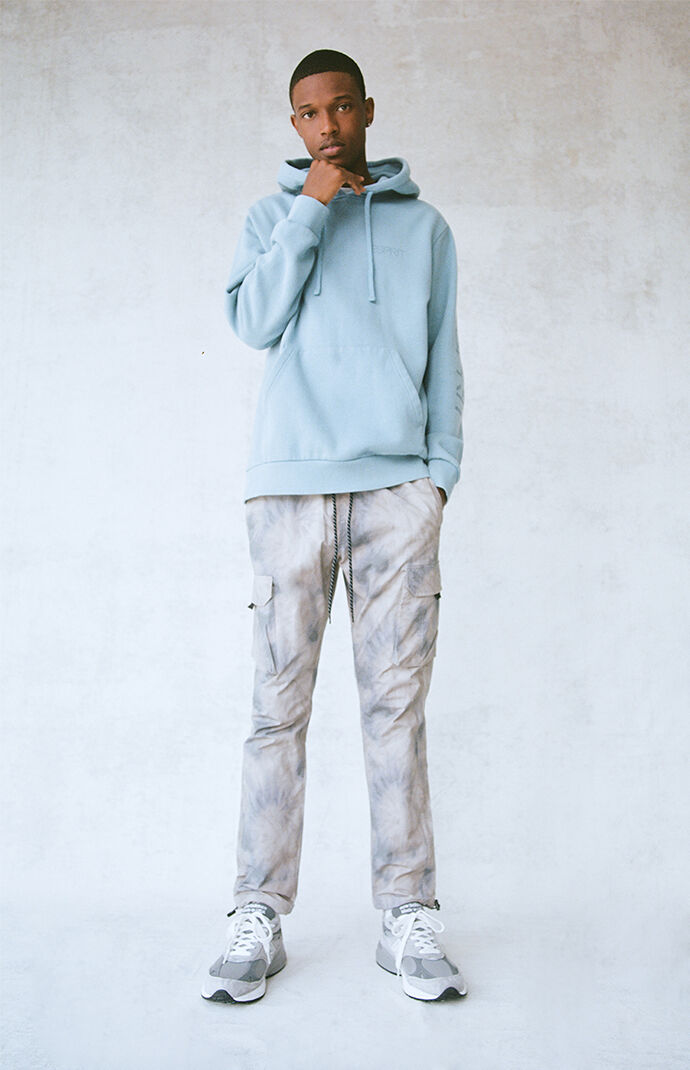 Easton Nylon Slim Tie-Dyed Cargo Pants