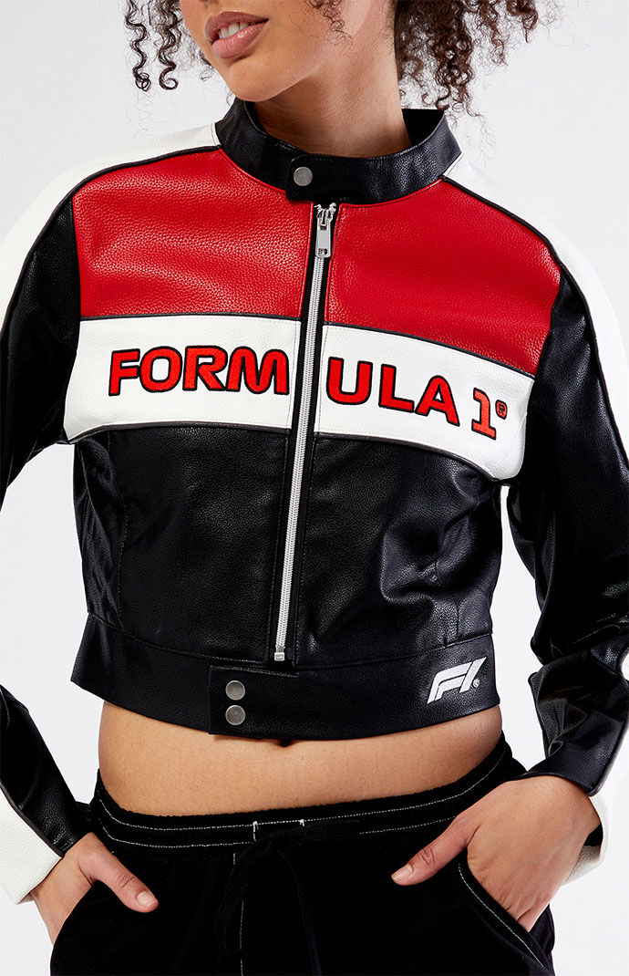 Formula 1 x PacSun Faux Leather Moto Jacket PacSun