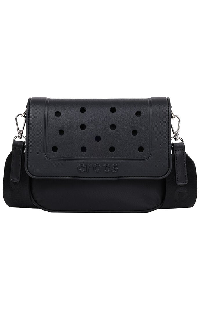 Crocs Black Classic Molded Crossbody Bag