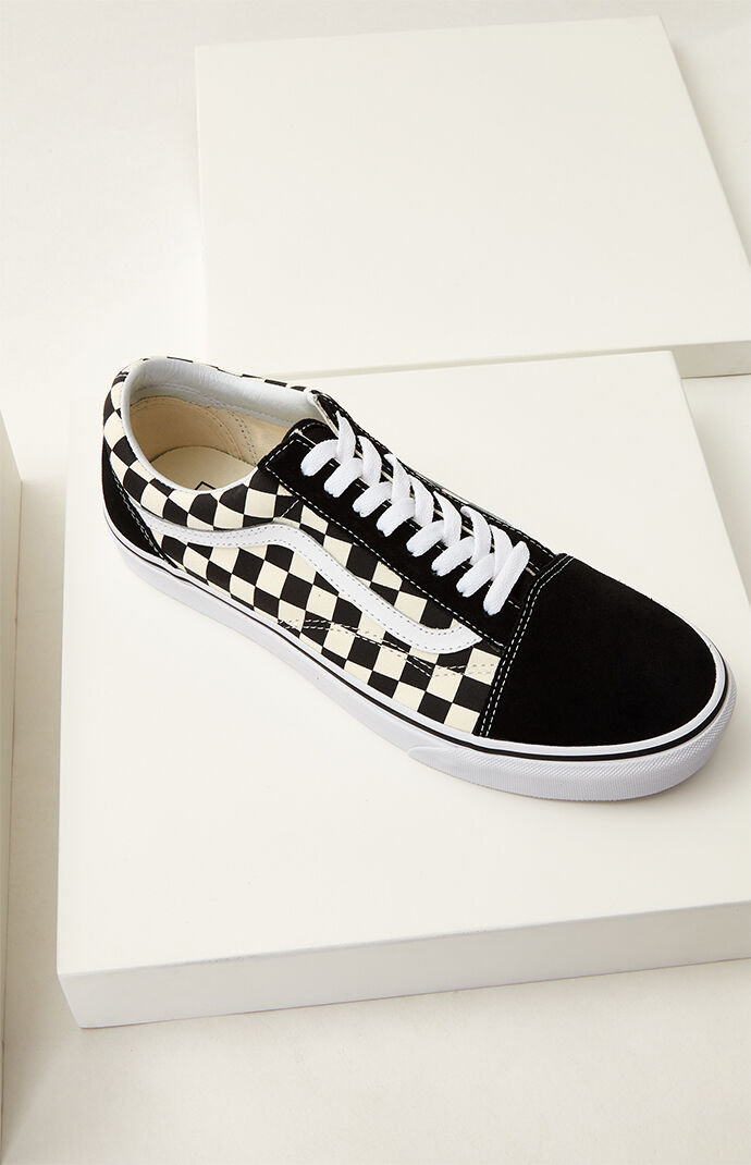 Vans primary check old skool femme discount