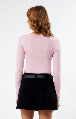 Mirah Long Sleeve Cropped Sweater image number 4