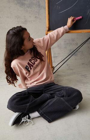 Eco Black Baggy Jeans image number 2