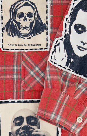 Anarchy Flannel Long Sleeve Shirt image number 6