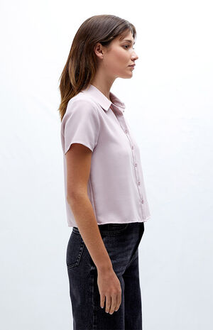 '90s Button Down Woven Top image number 2