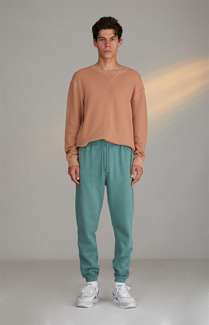 PacSun Green Fleece Jogger Sweatpants PacSun