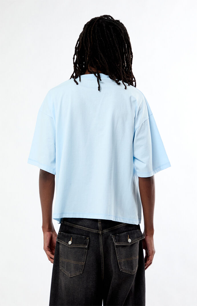 Pacsun Purple Cropped Boxy T-Shirt