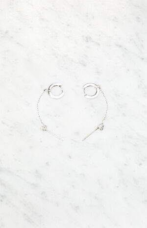 Chain & Hoop Earrings image number 1