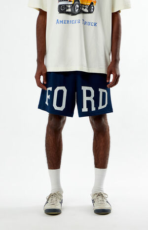 Block Logo Mesh Shorts image number 2