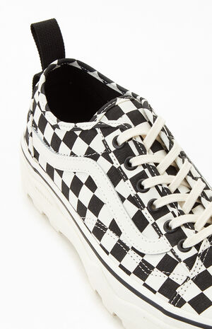 Black & White Sentry Old Skool Sneakers image number 6