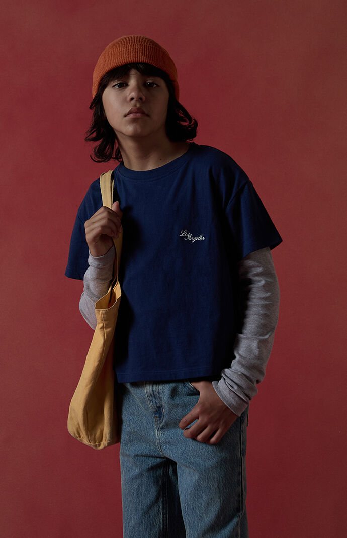 Pacsun Kids Los Angeles Embroidered T-Shirt