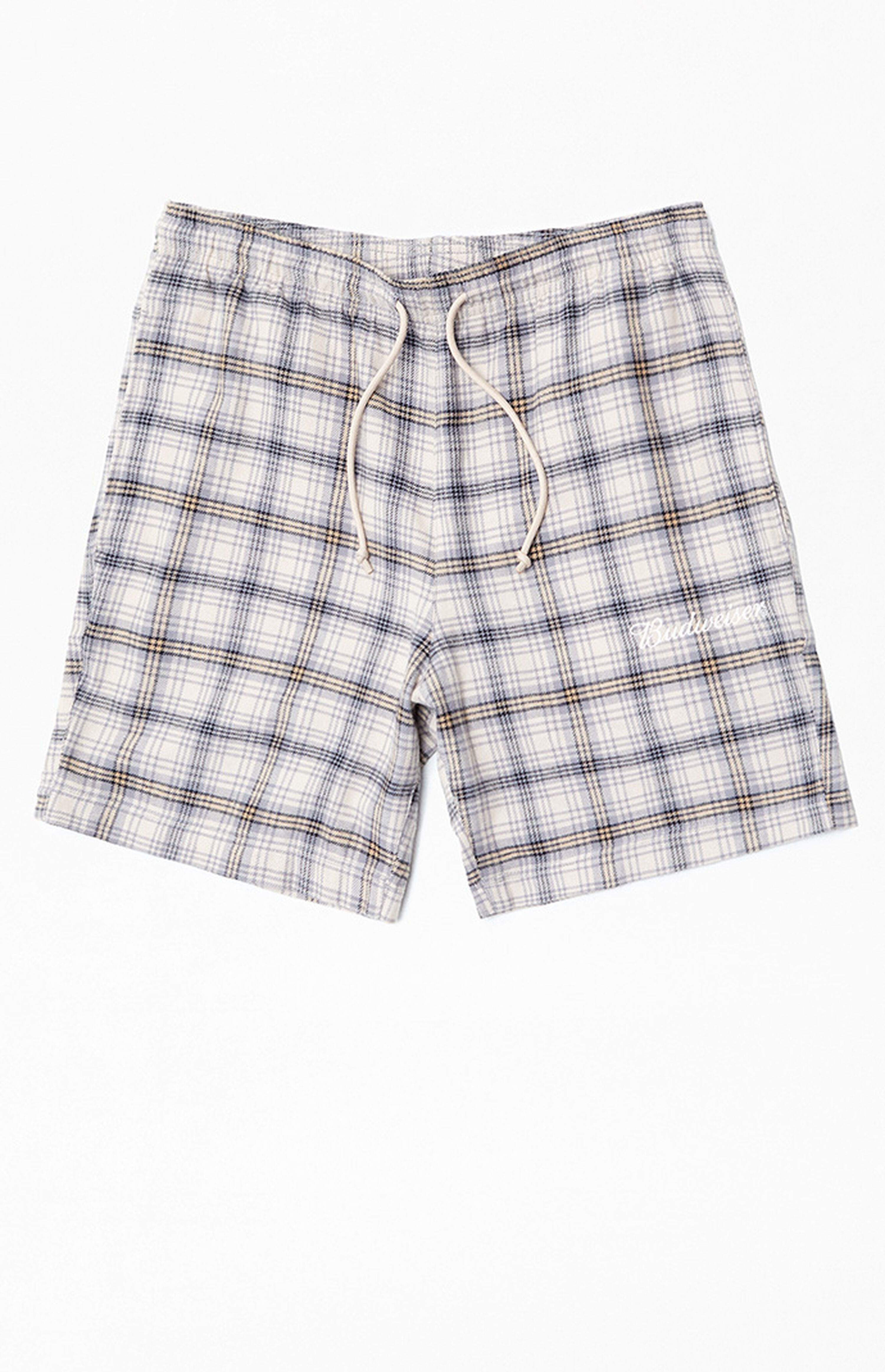 flannel shorts mens
