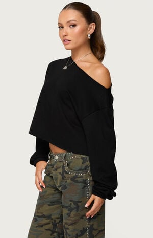 Aveline Off Shoulder Light Sweatshirt image number 2