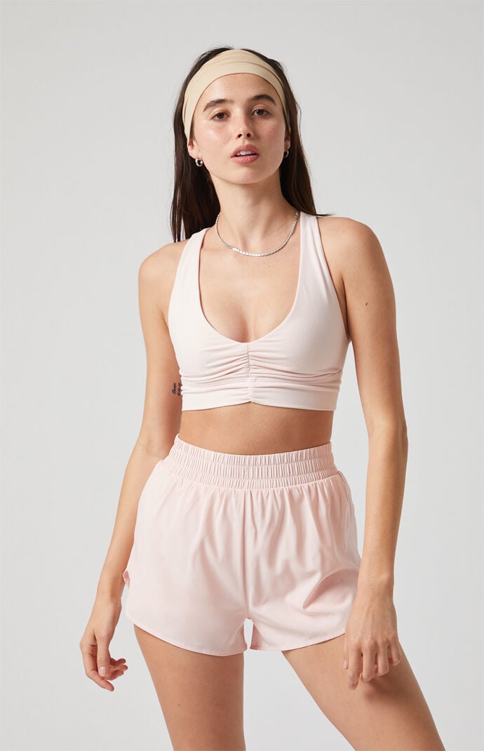 PAC 1980 Active Pink A Cinch Sports Bra