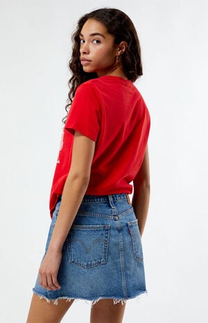 Recrafted Icon Denim Mini Skirt image number 4