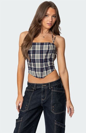 Leon Plaid Corset image number 1