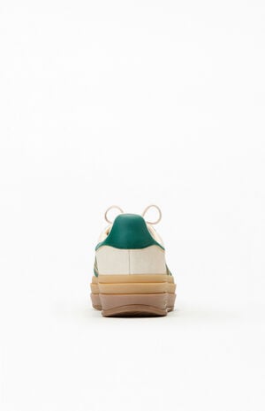 Women's Green & White&nbsp;Gazelle&nbsp;Bold Sneakers image number 3