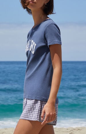 Navy Hailie Malibu T-Shirt Navy Hailie Malibu T-Shirt image number 2