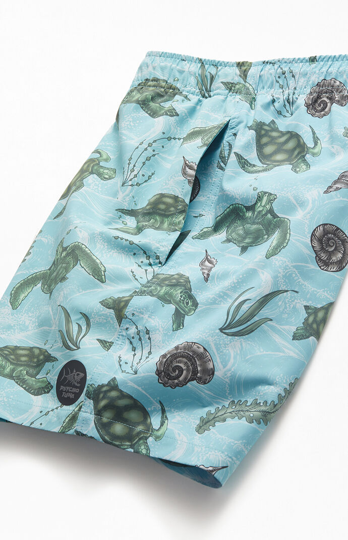 Sea Turtles Volley 17" Swim Trunks