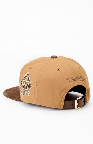 Tan MLB SF Giants 60th Anniversary&nbsp;Strapback&nbsp;Hat image number 3