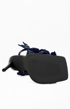 Women's Romi Navy Stiletto Sandals image number 5