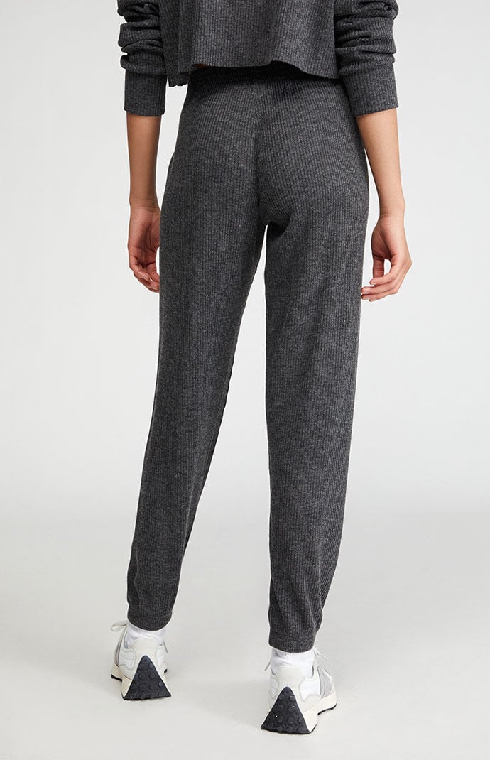 Ribbed sweatpants best sale