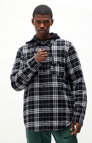 Field Insulated Flannel Hooded Shacket image number 1