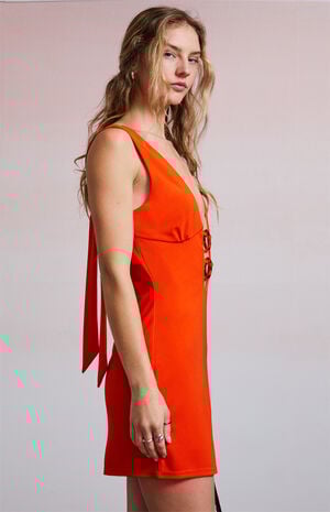 Maya Tie Strap Mini Dress image number 3