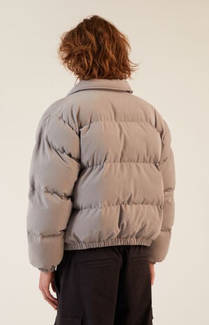 Gray Coaches Puffer Jacket image number 3