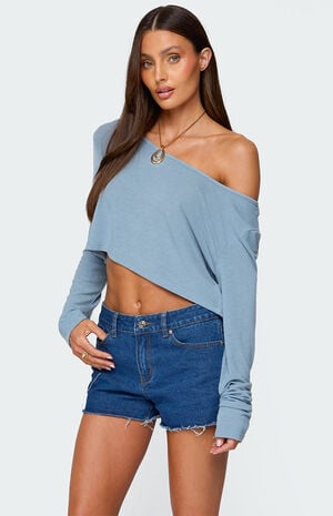 Cropped Off Shoulder Top image number 3