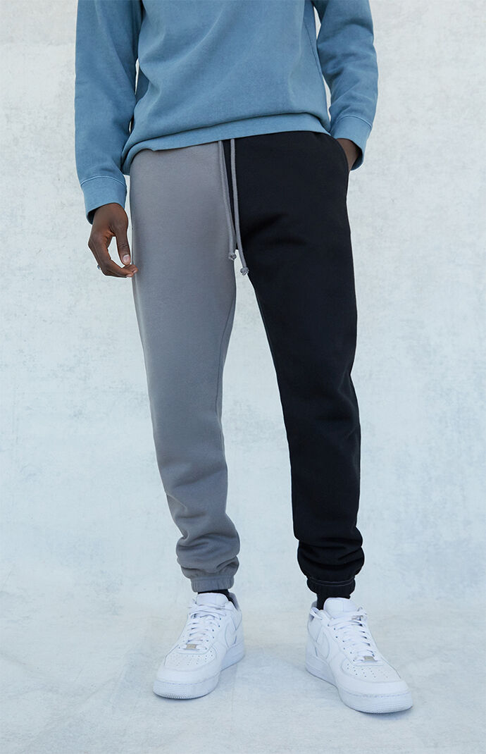 Black Basic Fleece Sweatpants
