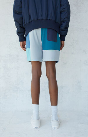 Patchwork Volley Sweat Shorts Patchwork Volley Sweat Shorts image number null