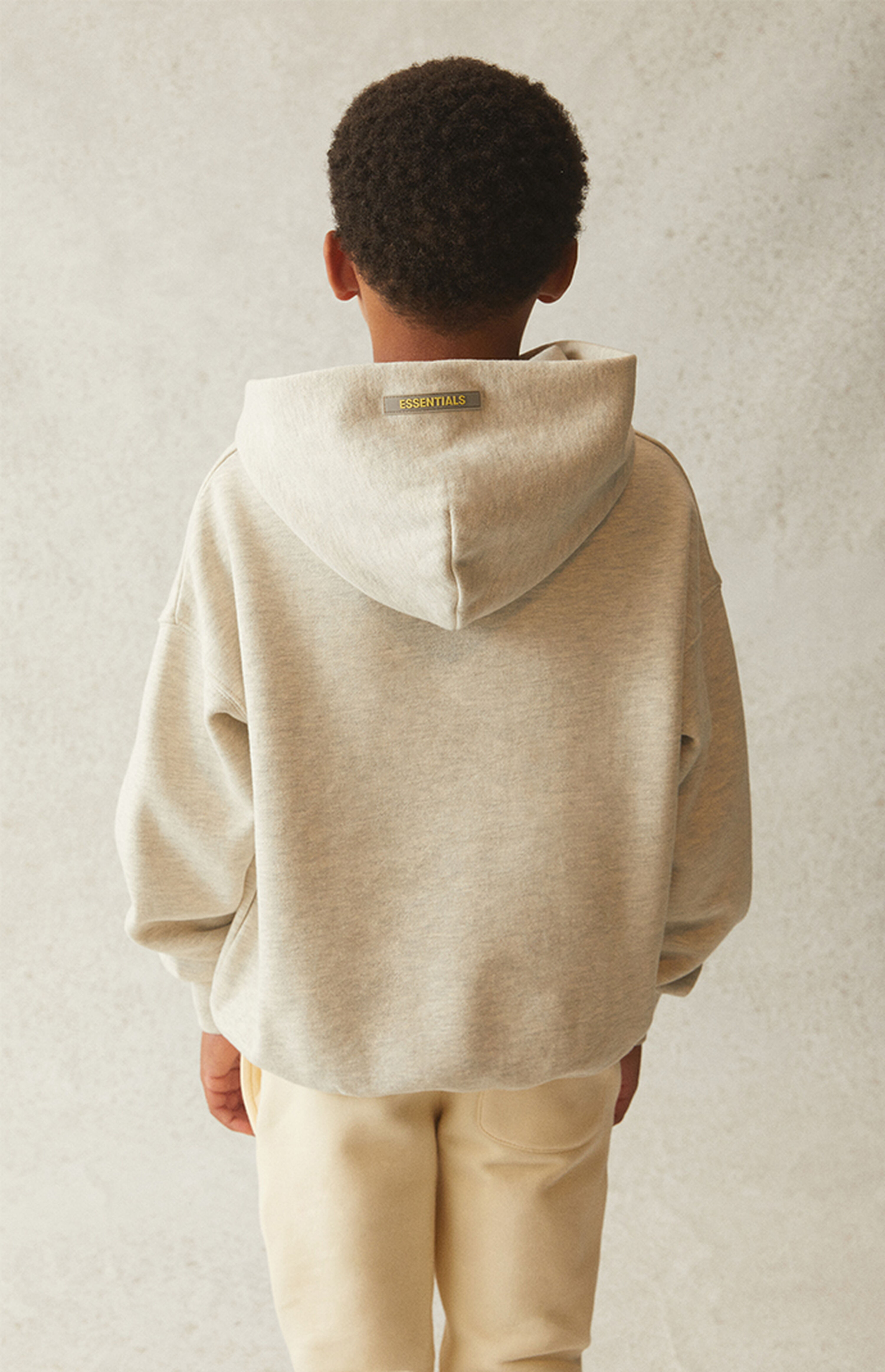 Kids Fear of God Essentials Oatmeal Hoodie PacSun